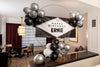 Birthday Frame with balloon clusters