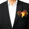 Autumn Pocket boutonniere