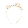 Team bride headband